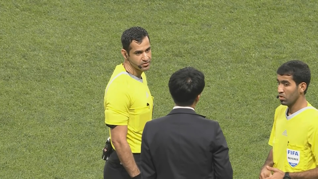  賈西姆執法亞冠海港客戰神戶勝利船，此前主哨國足0-7日本