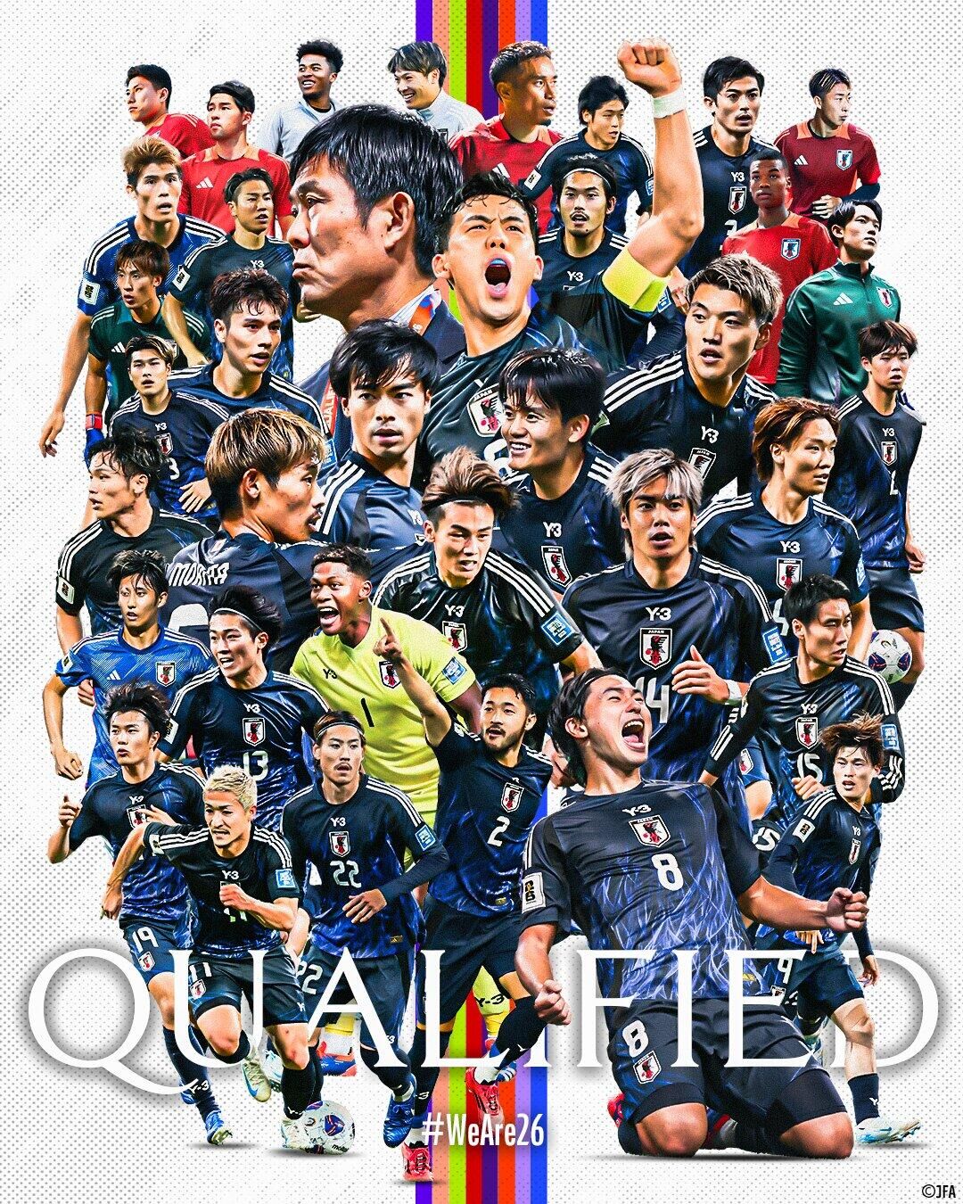  斷層領先！日本7輪6勝1平提前晉級世界杯，全球除東道主外首隊！